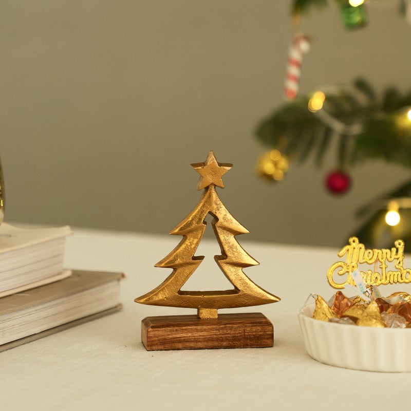 Aurora Aluminum Star Tree Showpiece