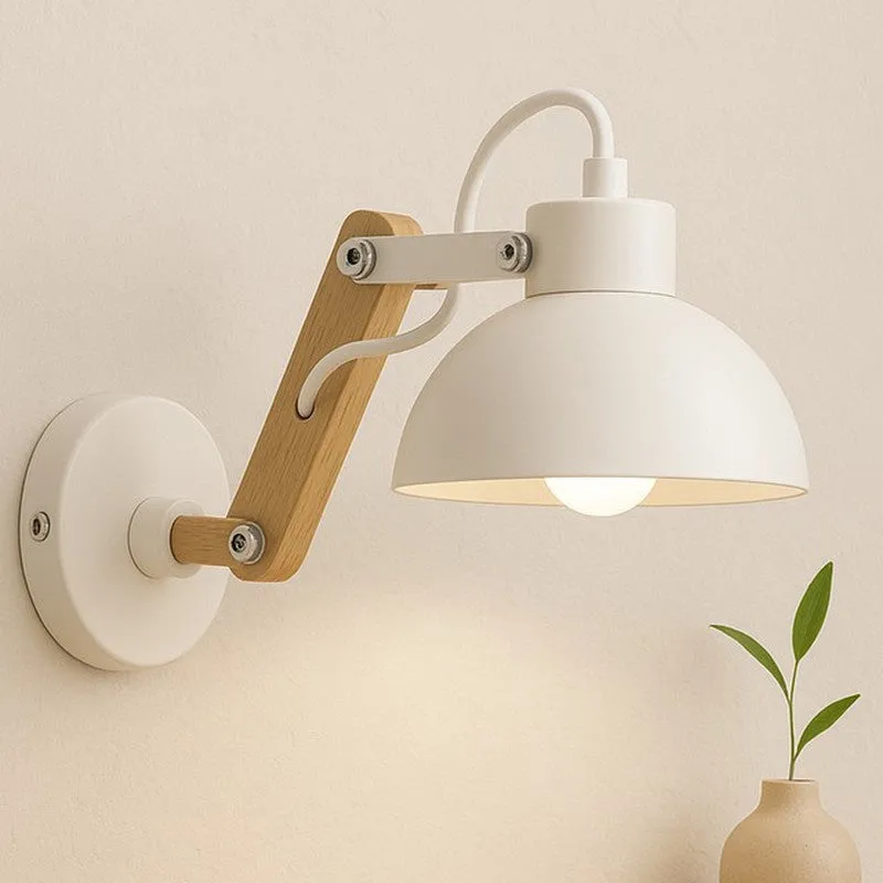 Mazor Metal Wall Lamp - White media 1