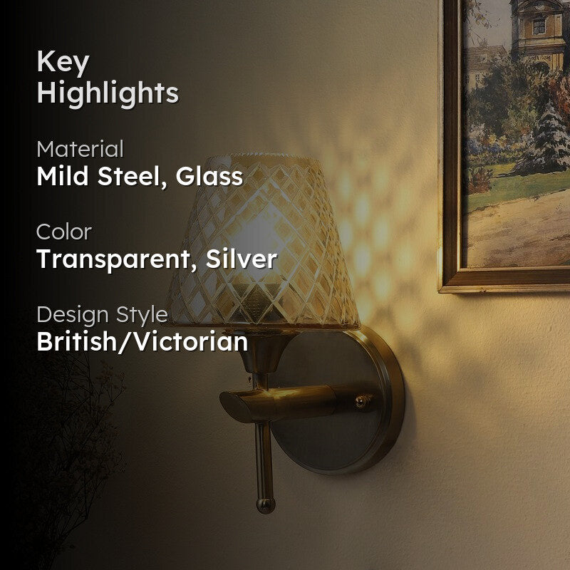 Aviora Elegant Glass Wall Lamp media 2