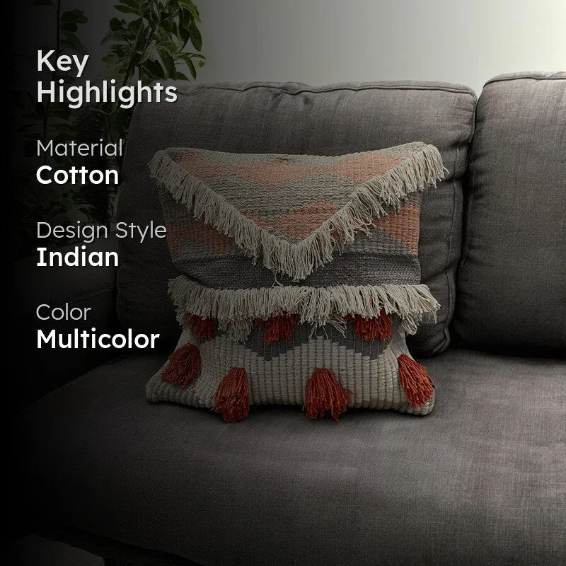 Button Bubble Tufted Cushion Cover - Multicolor media 2