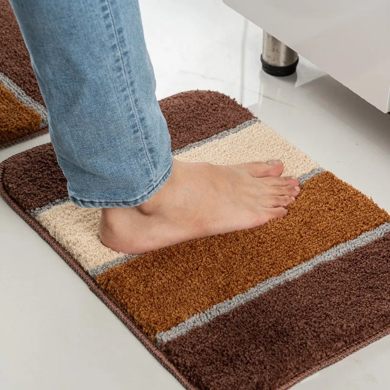 CloudStep Bathmat ( brown ) - Set Of Two media 4