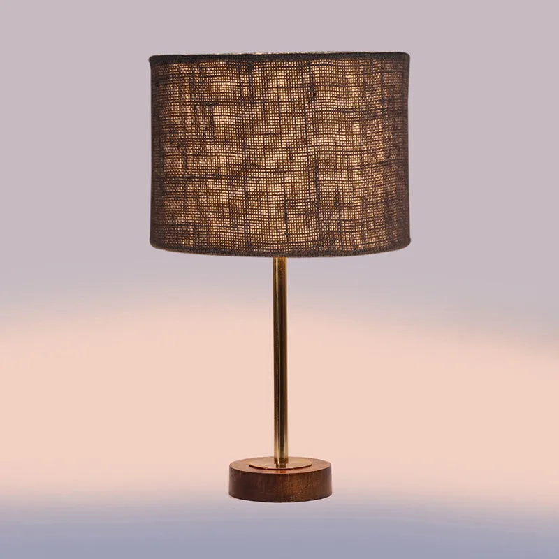 Sienna I Rodin Wooden Table Lamp - Grey,Gold,Brown media 5