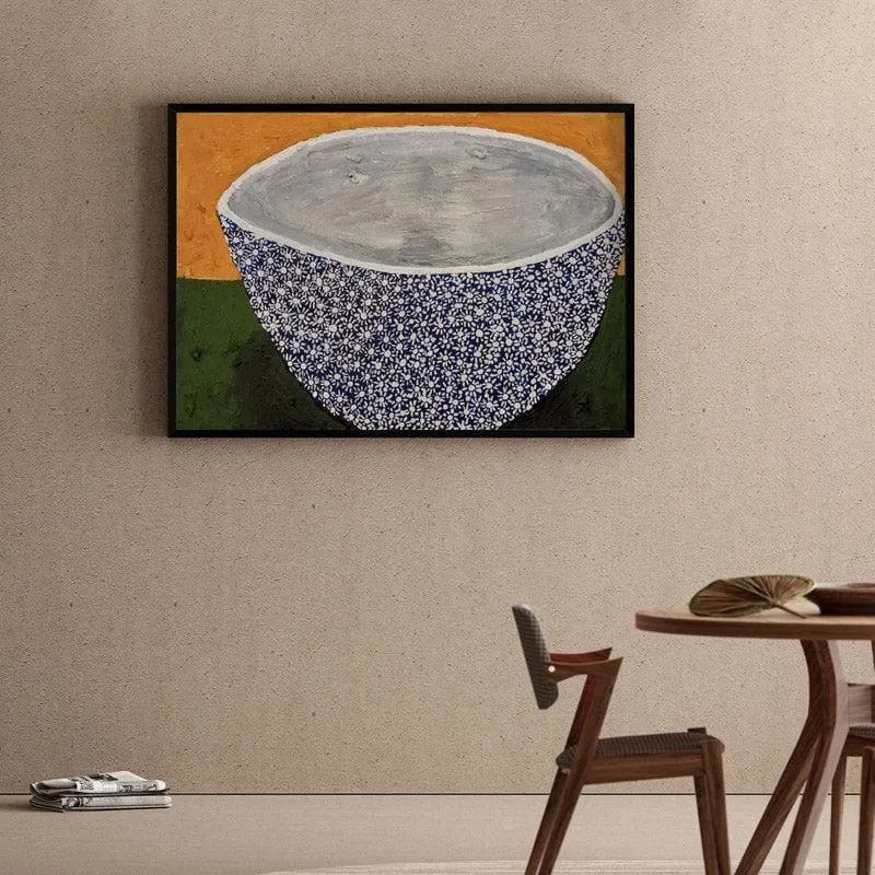Murrae's Bowl Canvas Wall Painting - Black Frame media 1