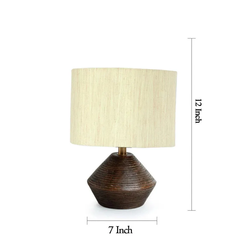 Yami Wooden Table Lamp - White,Brown media 7
