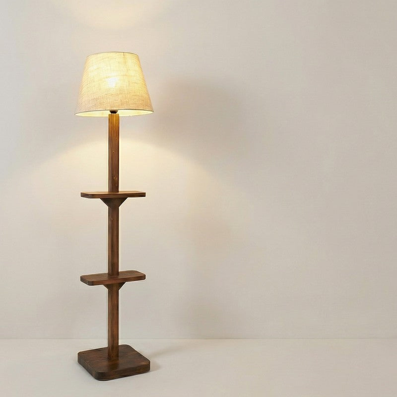 Jovana Shelf Wooden Floor Lamp media 8