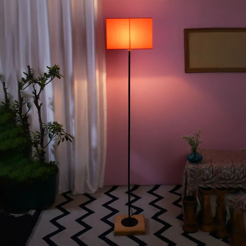 Solid Play Floor Lamp - Orange media 1