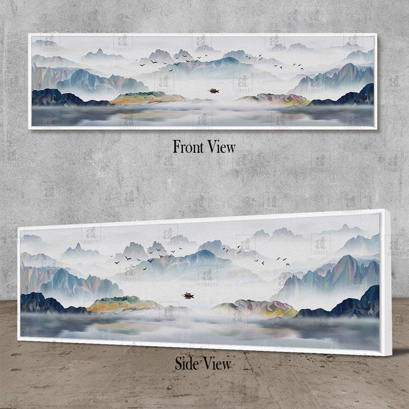 Valerie Cotton Canvas Wall Painting With Frame media 6