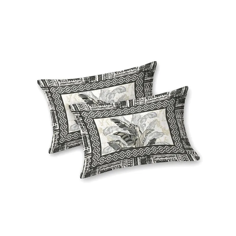 Little Explorers Floral Cotton Bedsheet (Grey) - 140 TC media 5