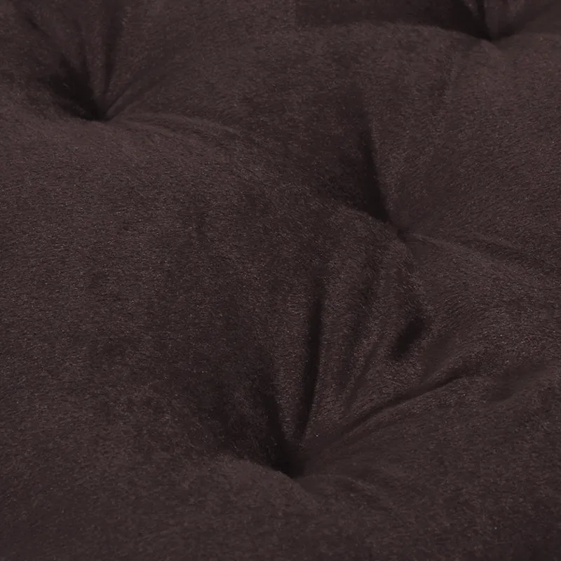 Thera Velvet Floor Cushion (Brown) - Set Of Two media 4