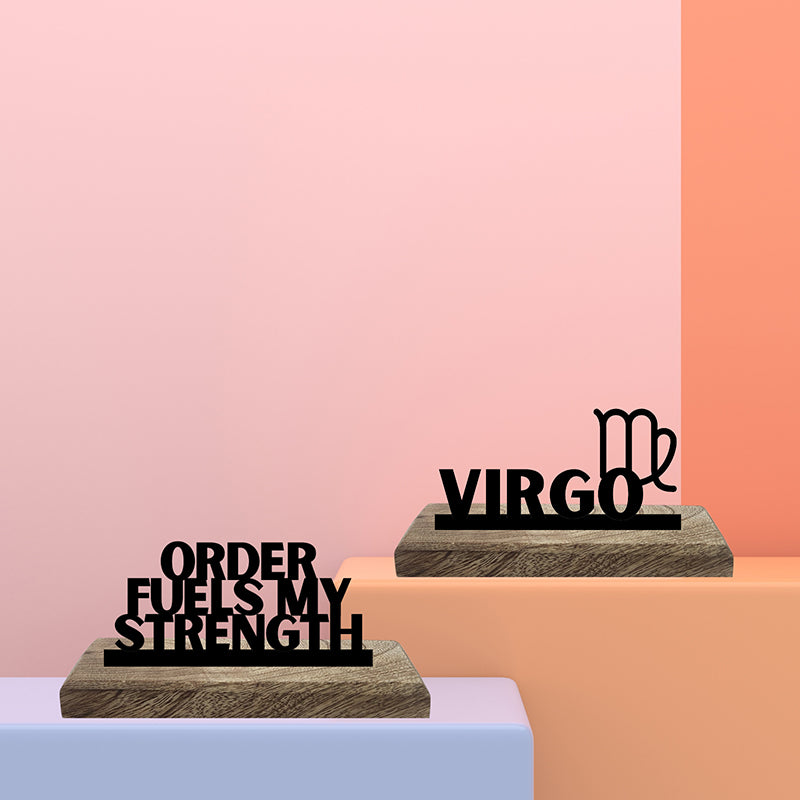 Orderly Virgo Showpiece - Set Of Two