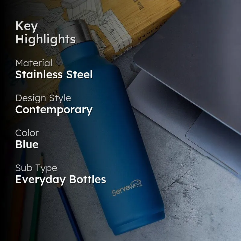 Steel Chill Bottle (820 mL) - Imperial Blue media 2