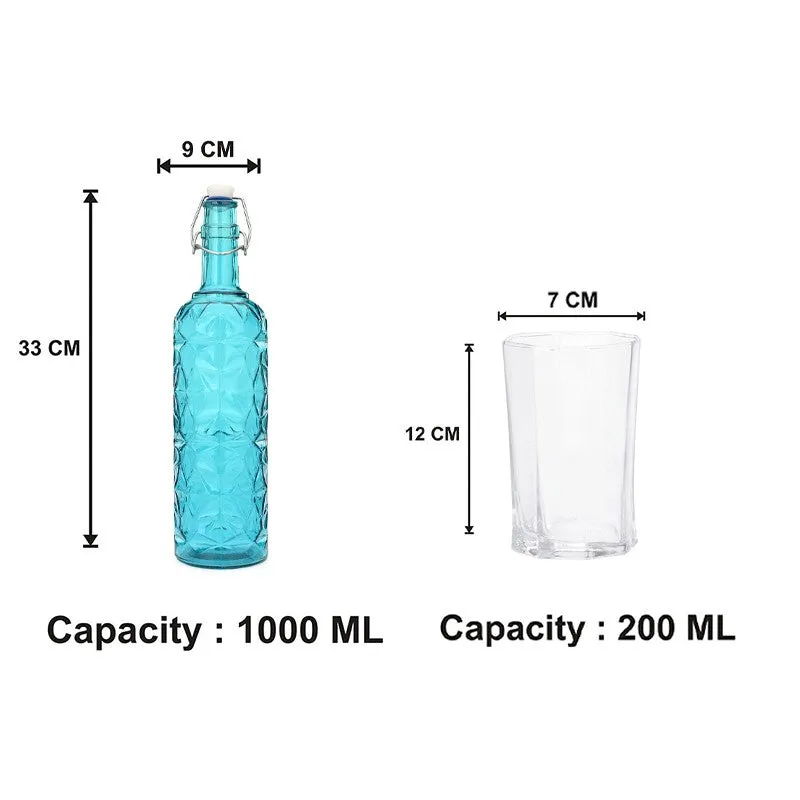 Odin 1000 mL Water Bottle With 200 mL Glasses - Five Piece Set media 8