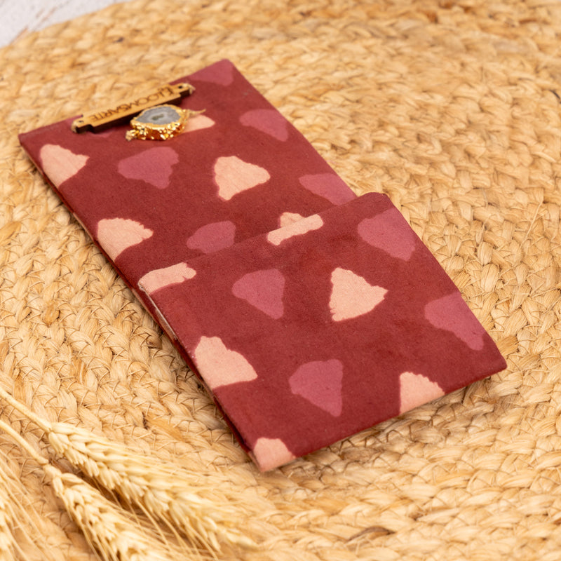 Bagru Rhythm Multiutility Fabric Pouch media 4