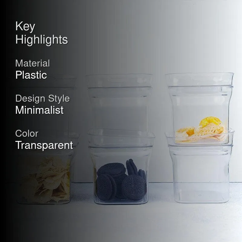 Ozzy Storage Container (600 mL Each) - Set Of Six - 2