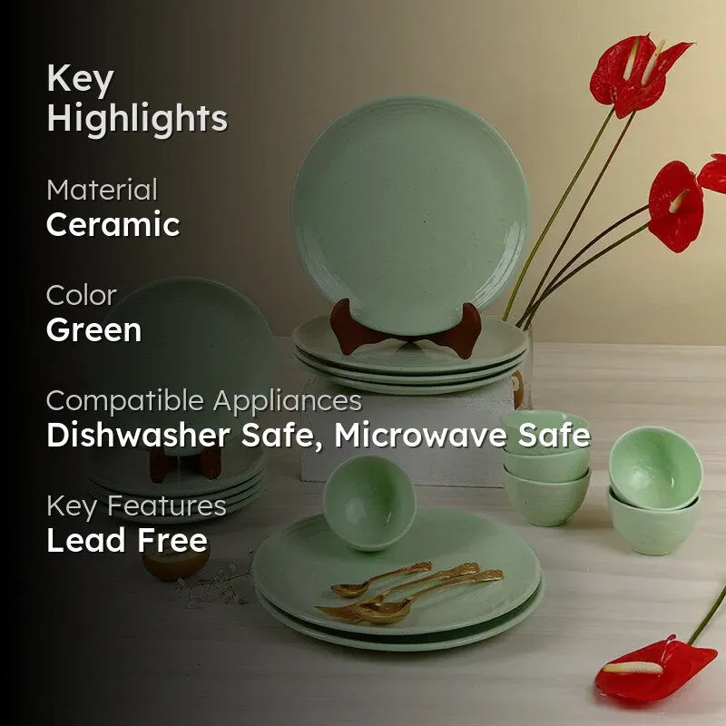 Lemongrass Handmade Dinner Set - 16 Piece Set media 2