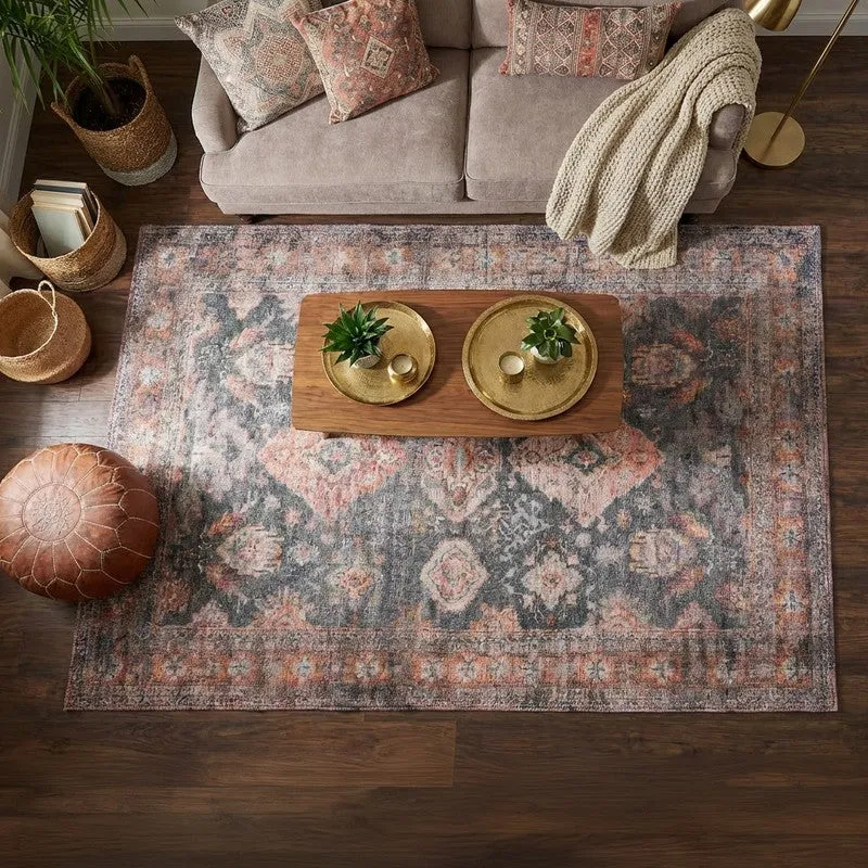 Block Geometry Cotton Hand Woven Cotton Rug media 7