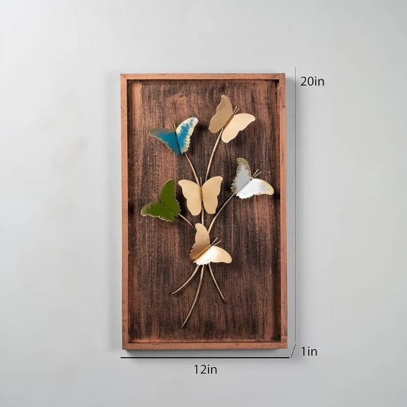 Butterfly Branch Metal Wall Accent media 4