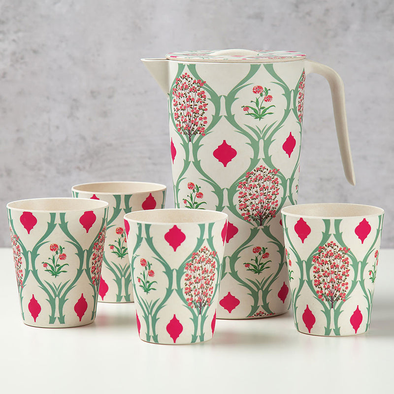 India Circus Orion Jug & Glass Set (1500 mL/350 mL) - Five Piece Set media 4