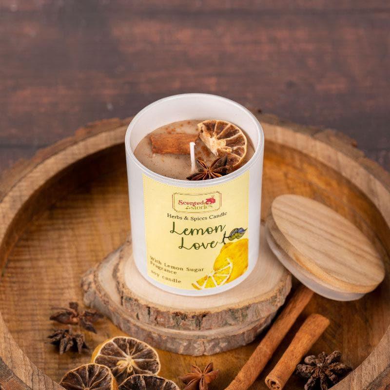 Lemon Lush Scented Soy Wax Candle media 2