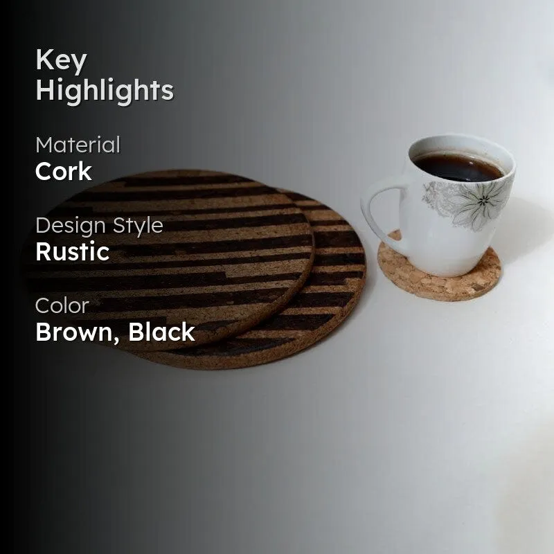 Coastal Cork Trivet - Set Of Two media 2