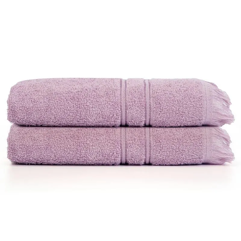 Micro Cotton LuxeDry Soothe Hand Towel (Purple) - Set Of Two media 3