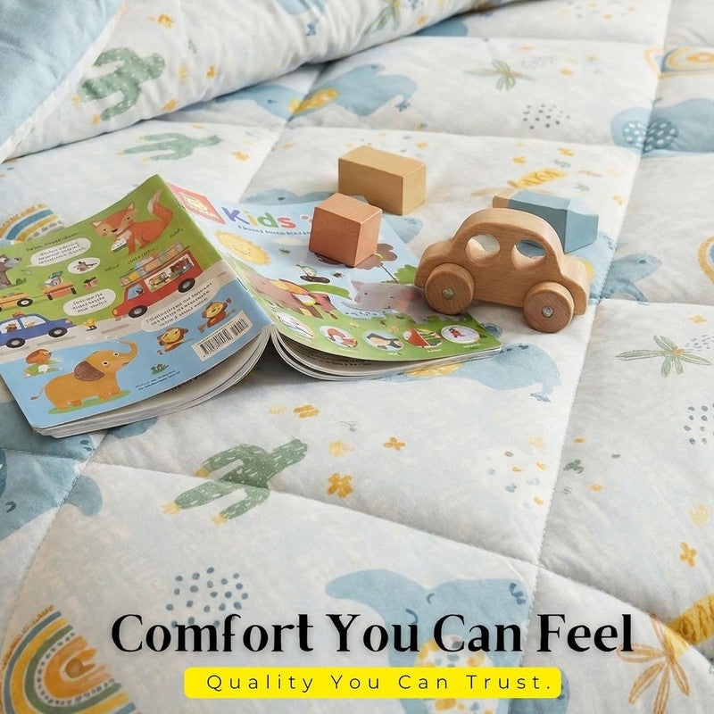 Jungle Joy Microfiber Kids Comforters - 150 GSM media 5