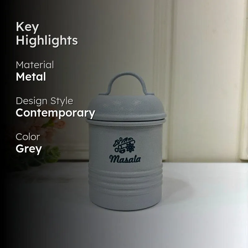 Ferrous Fun Masala Storage Container (1000 mL) - Grey media 2