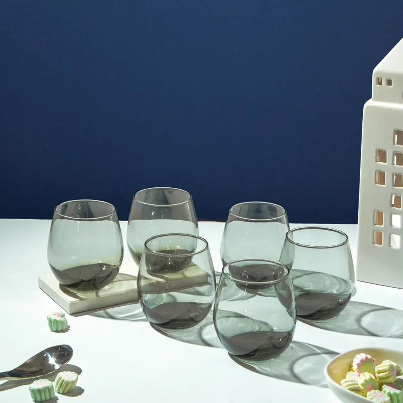 Luminarc Maine Whiskey Glass (320 mL/Grey) - Set Of Six media 1