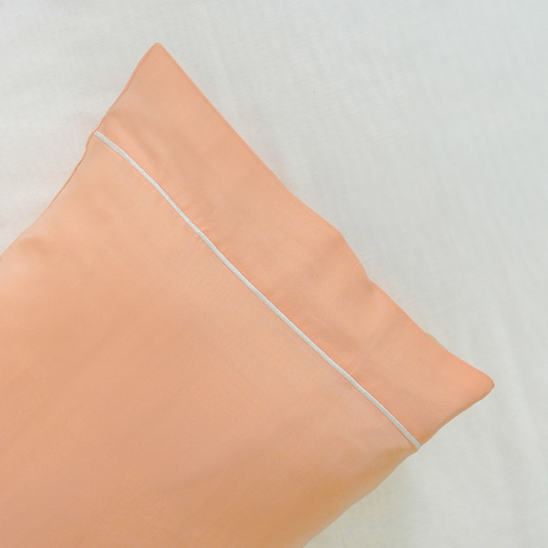 Anwita Embroidered Pillow Covers - Peach media 4