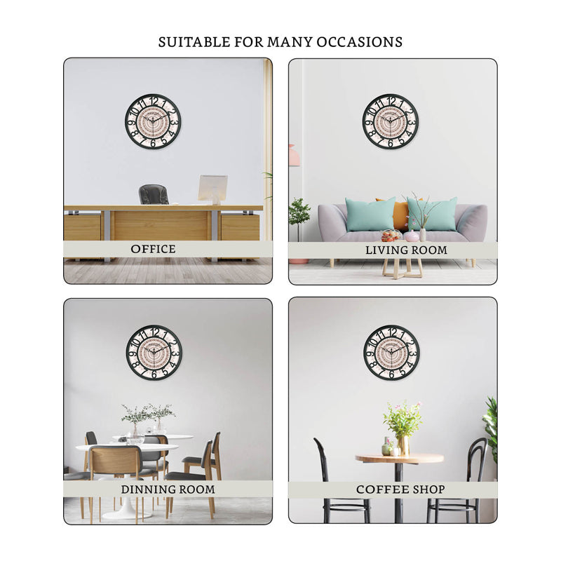 Liam Sweep Silent Wall Clock media 9
