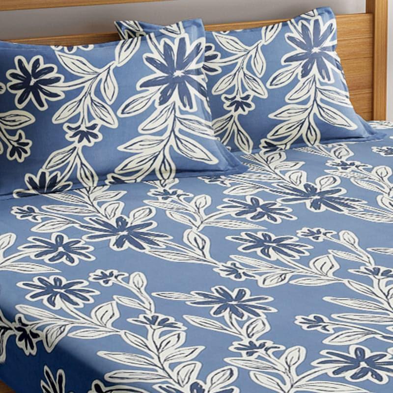 Ibtida Floral Microfiber Bedsheet Old - 130 GSM media 4