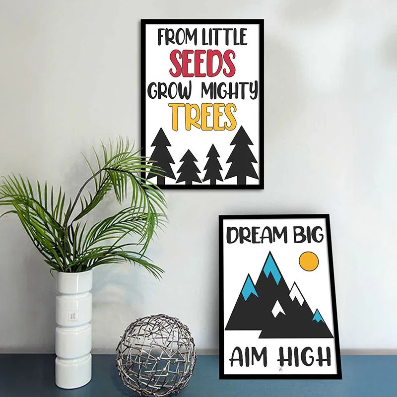 Little Seeds To Mighty Trees Wall Art - Set Of Two media 3