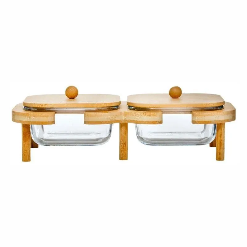 Eloise Serving Bowl with Stand (400 mL Each) - Set Of Two media 3