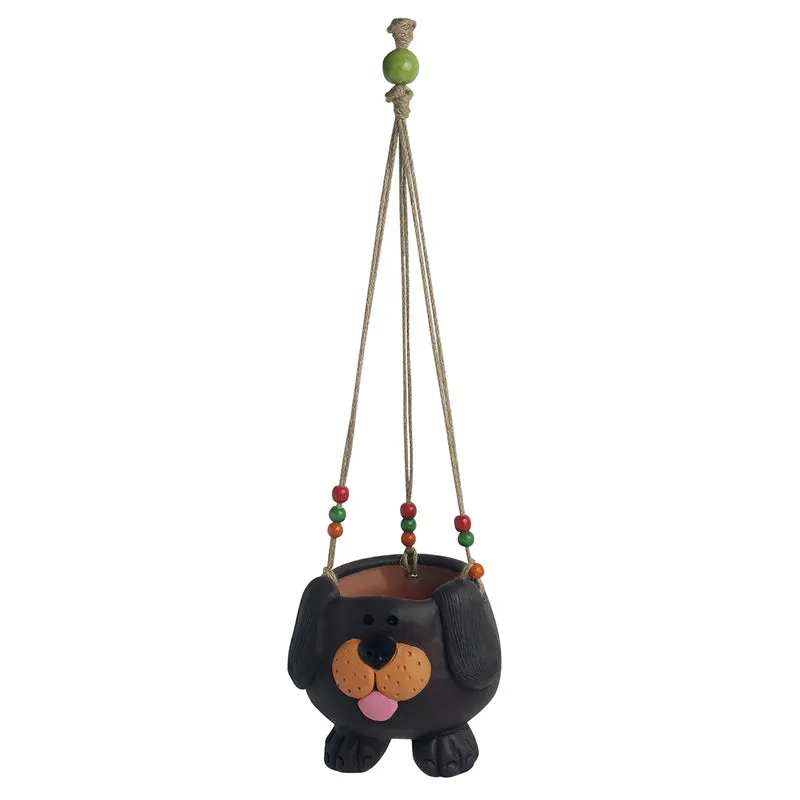 Woof Swing Handmade Hanging Planter media 4