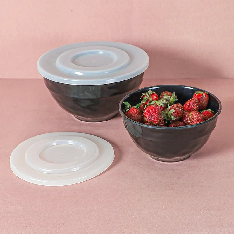 Maneva Serving Bowl (Black) - Set Of Two media 4