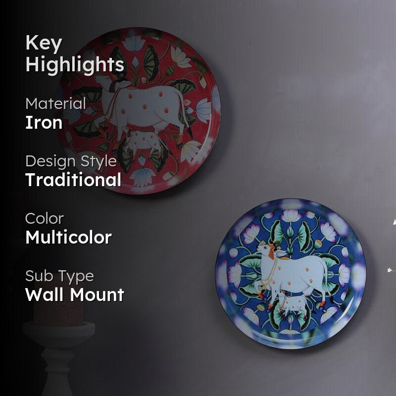 Nandi Grace Wall Plate - Set Of Two media 2
