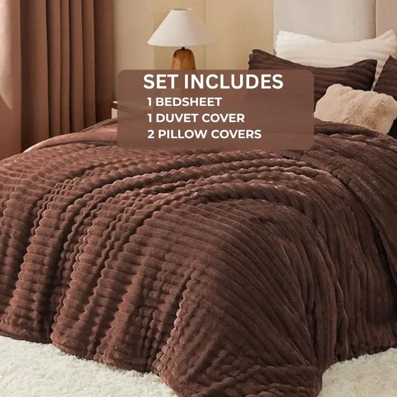 PureDrape Comfort (Brown) Bedding Set - Four Piece Set media 5