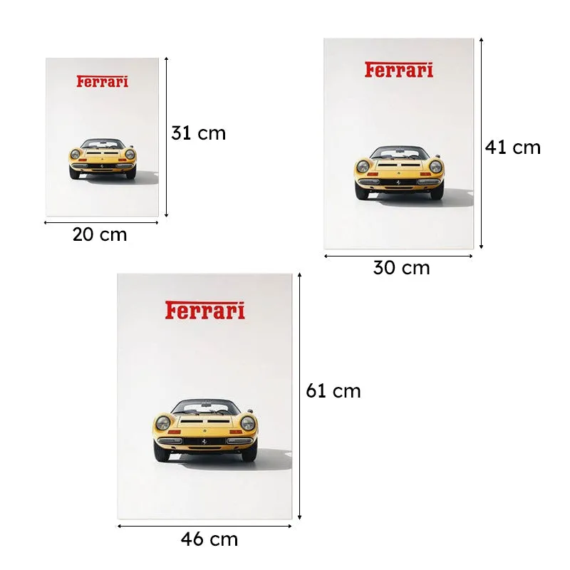 Ferrari Wall Poster - Yellow media 10