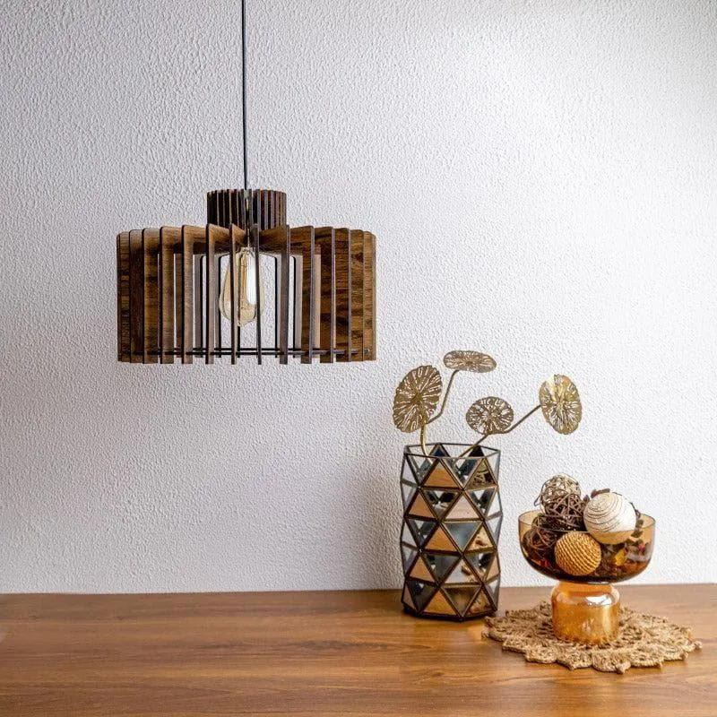 Kazuna Wooden Ceiling Lamp media 3