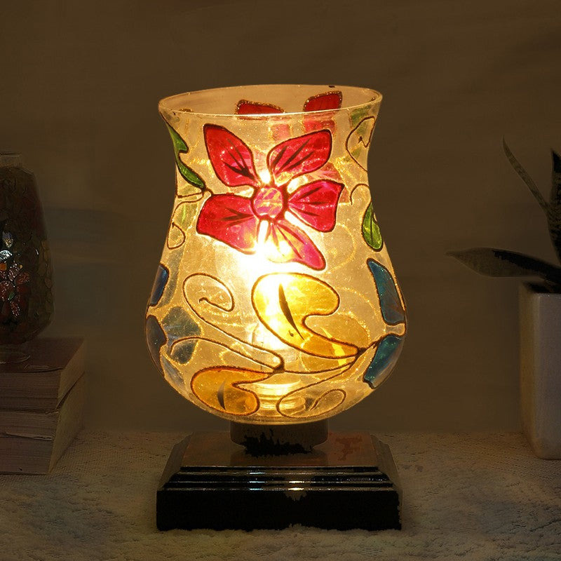 Interstellar Mosaic Glass Table Lamp - Multicolor