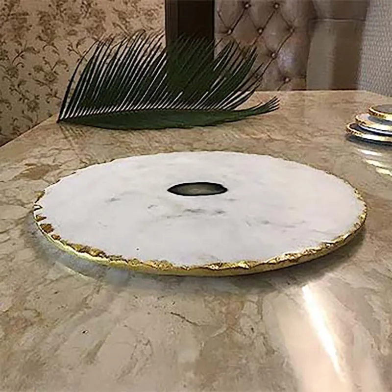 Trevi Marble Platter - Blue media 5