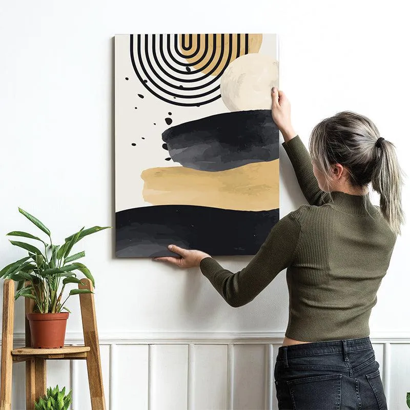 Mistara Abstract Canvas Wall Painting media 3