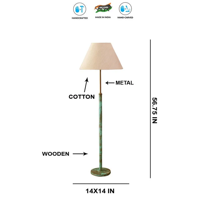 Canyon Glow Floor Lamp - Beige media 8
