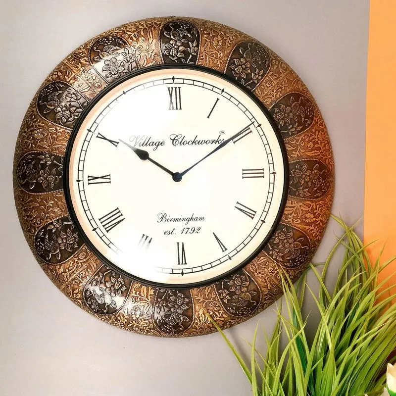 Nova Time Marker Brass Wall Clock media 3
