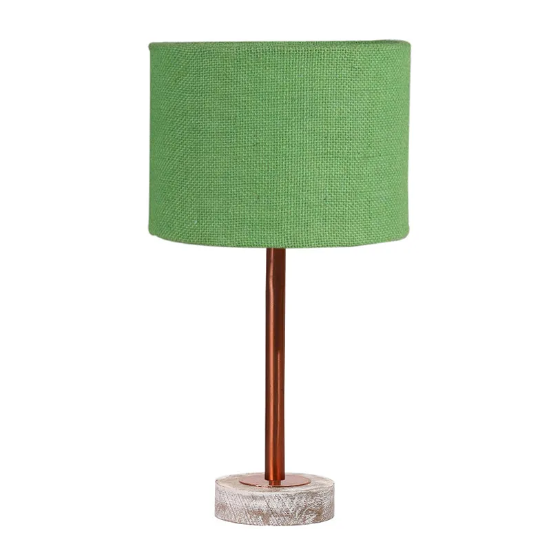 Sienna I Rodin Wooden Table Lamp - Green,Copper,White media 4