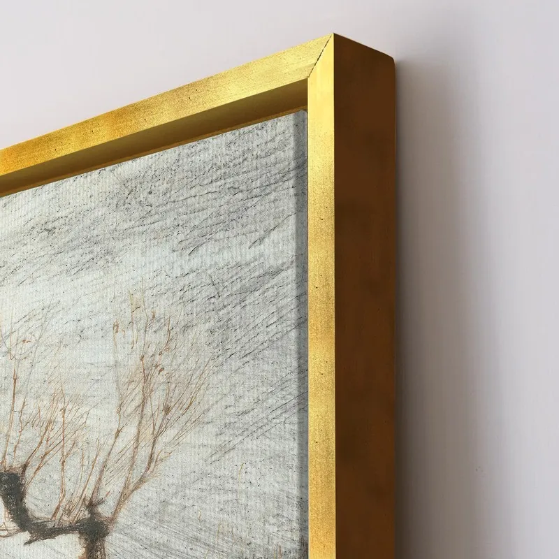 Bare Orchard Canvas Wall Painting With Frame media 8