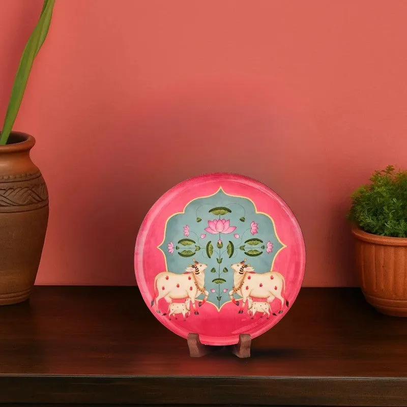 Pichwai Charms Wall Plate media 7