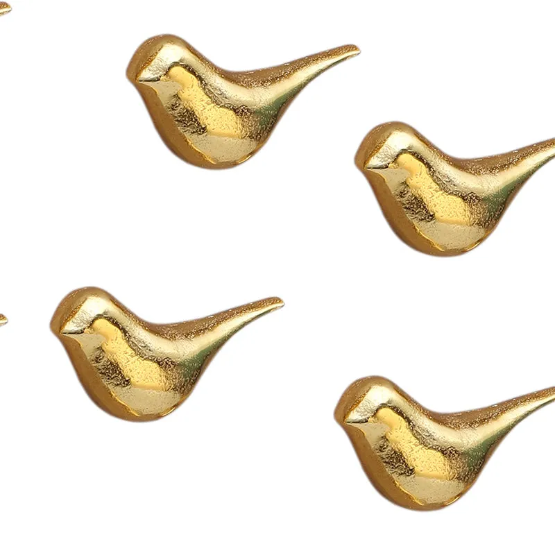 Chirping Chidiya Aluminium Wall Accent - Set Of Eight media 7