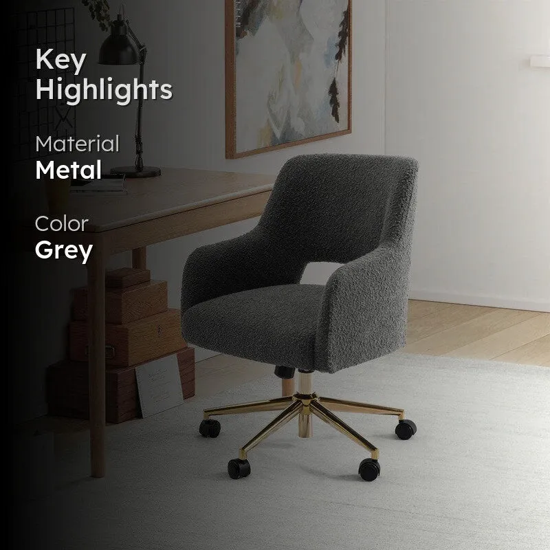 Sitessa Metal Office Chair - Grey media 2