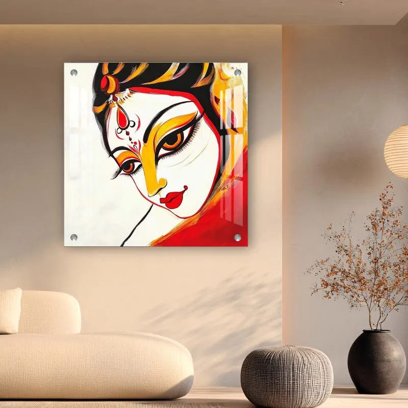 Divine Devi Eyes Acrylic Wall Art media 5